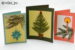 Original do-it-yourself postcards using quilling technique