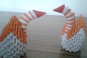 Kuidas origami tehnikas luike teha: samm-sammult juhised suure ja väikese käsitöö jaoks